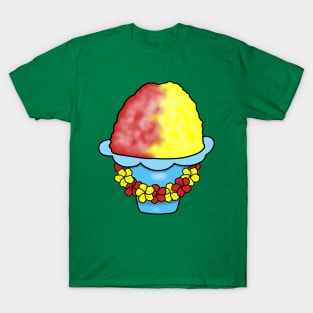 Hawaiian shaved ice with Lei T-Shirt